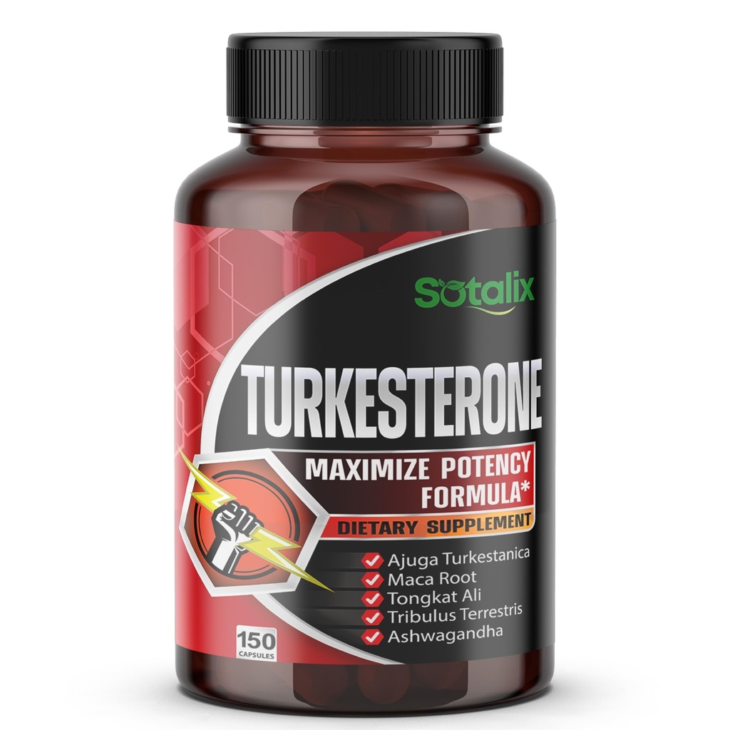 Ultra Turkesterone Ajuga Turkestanica 표준화 된 20 % Turkesterone Maca 루트 Tribulus Terrestris와 높은 효능 - 근육 성장 에너지 기억 지원