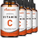 성인을 위한 Liposomal 비타민 C 2000mg 액체, 높은 흡수 VIT C, Immune 체계 & 산화를 억제하는, 60ML (4 병)를 위한 비타민 C를 극화하십시오