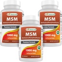 최고의 천연 MSM 1000 mg 180 캡슐 (180 개)