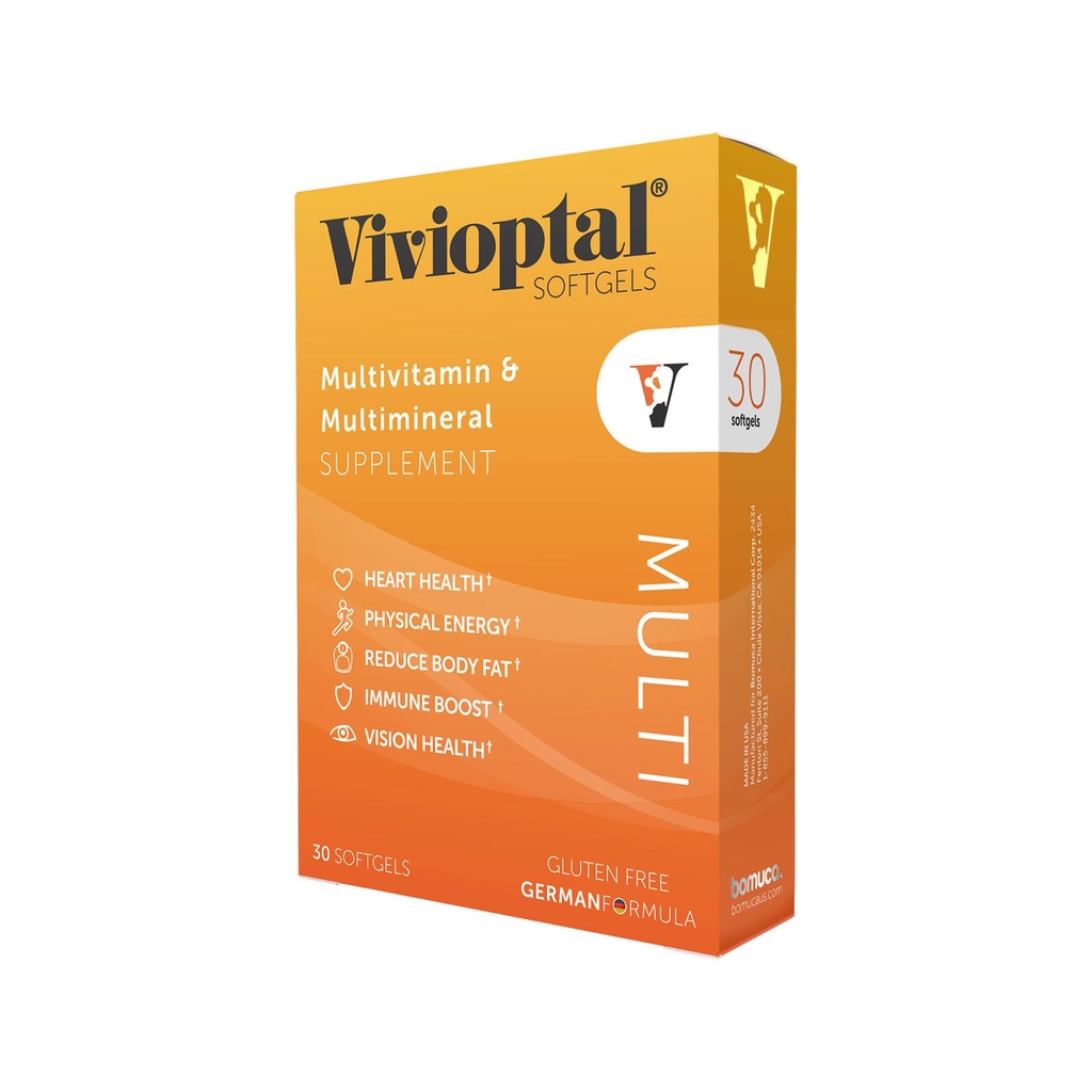 Vivioptal 다, 30 Softgels, Multivitamin & Multimineral, 글루텐, 독일 공식