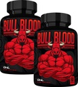 ONL Bull 혈액 테스토스테론 부스터 - Stamina & Endurance를 위한 높은 힘 남성 강화 테스토스테론 보충교재 - Maca 뿌리, Horny Goat Weed & Tongkat Ali - 120의 캡슐 (2 팩)를 가진 시험 승압기