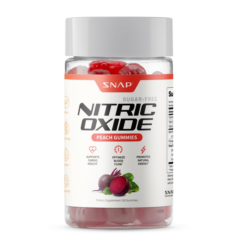 황급한 보충물 Beet 뿌리 Gummies, 유기 사탕수수수, 에너지, 순환 지원, 60 설탕 자유로운 Gummies, 복숭아를 위한 비타민, 석류 및 산화 방지제