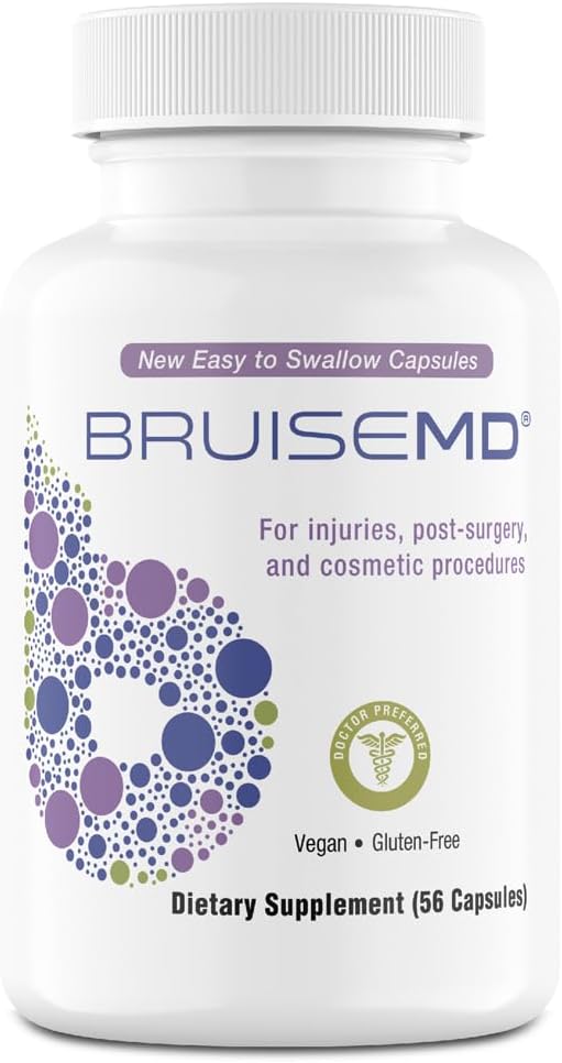 Arnica 1,000mg 및 Bromelain 500mg 2,400GDU / g 붓기 및 붓기, 삼키기 캡슐에 쉬운 (14 일 공급) - 고급 Bruise 치료 공식