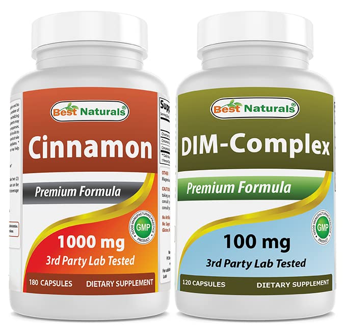 Cinnamon 1000 mg & DIM 보충 100 mg