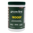 Greens First Boost - 식물 기반 단백질 및 균형 영양 - Superfood Shake Mix - Wheat 또는 Soy - Dairy-Free - Vegan - 네덜란드 초콜릿, 12.28 oz.