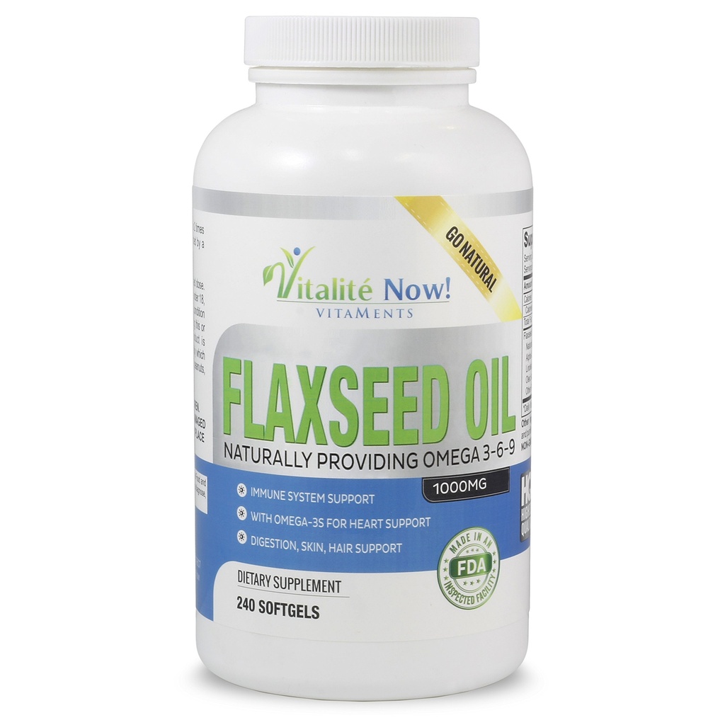 Upsize 최고의 유기 Flaxseed 오일 Softgels - 1000mg 프리미엄, 버진 콜드 Flax Seeds에서 눌러 - 헤어 스킨 & 손톱 지원 - 오메가 3-6-9 보충 - 240 개 - 8 개월 이상 공급!