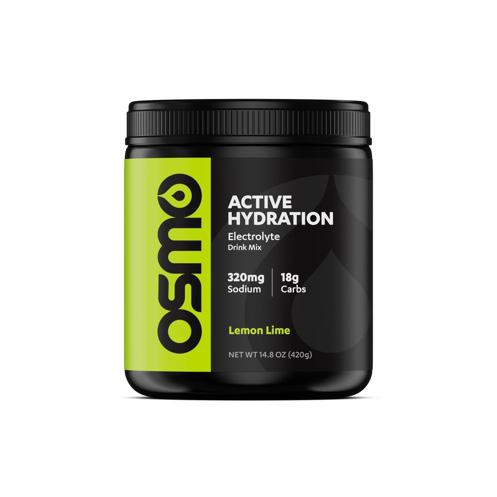 Osmo Active Hydration Electrolyte Powder (20 서빙) - 나트륨, 마그네슘, 칼륨, Carbs 및 비타민, Cane Sugar를 포함 - 모든 천연 성분, 3X 패스너 Hydration, Boosts Power & Endurance