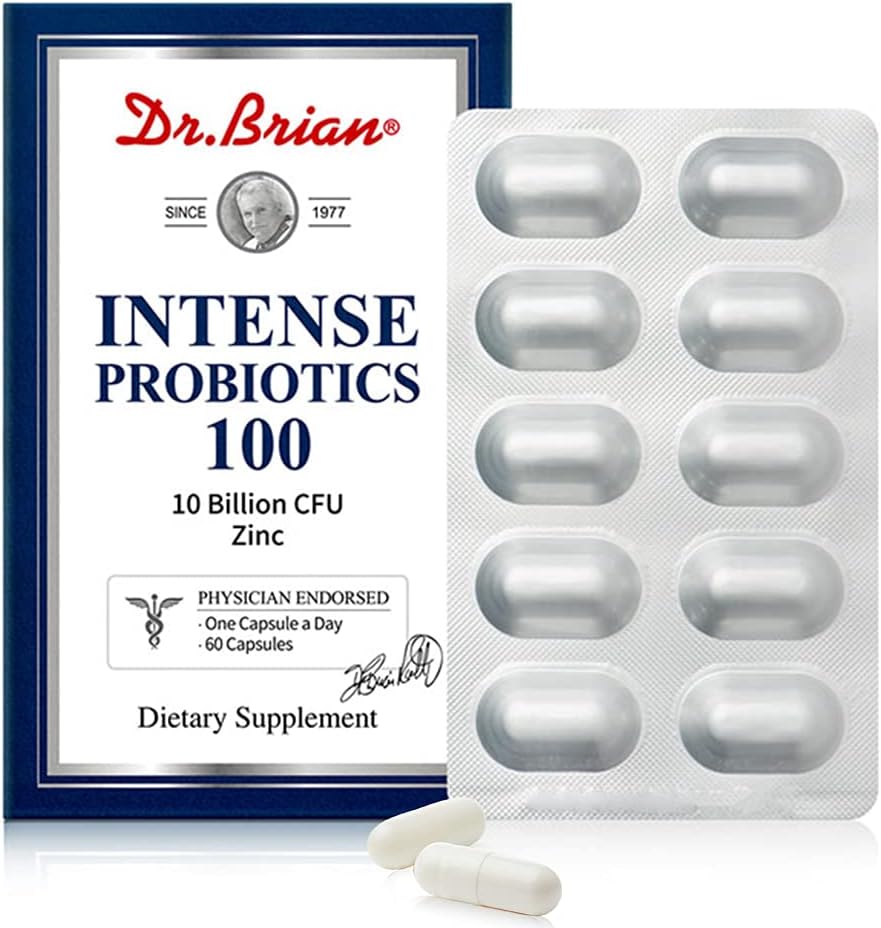 Dr.Brian Probiotics 10억 cfu Probiotics 여성 남성 성인 변비 구호 소화성 감염 체계