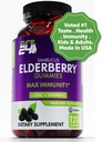 비타민 c와 아연 120 조사를 가진 Elderberry Gummies