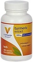 비타민 Shoppe 심황 추출물 300mg의 세포 건강을 지원하는 표준화 된 허브 및 95 % Curcumin 및 65mg의 칼슘 (100 캡슐)과 산화제 혜택을 제공합니다.