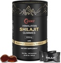 Himalayan Nutritious Shilajit Gummies Gold - Ashwagandha, Gokshura - Fulvic Acid - 85 + Trace Minerals - 남성 여성 전용 - 추가 설탕 없음 (Shilajit Gold Gummies)