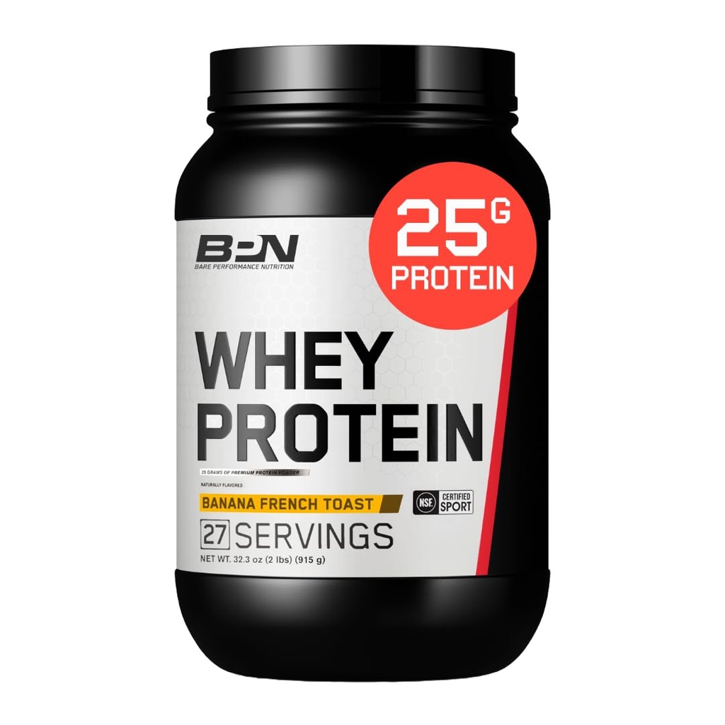 배럴 성능 NUTRITION, BPN Whey Protein Powder, Whey Protein Concentrate, Native Micellar Casein, 놀라운 Mixability, 바나 프랑스 토스트