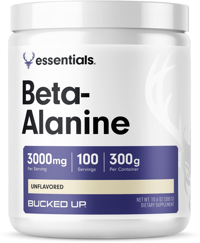 beta Alanine 300mg 분말, 비 GMO, 글루텐 자유로운, Unflavored (100의 서빙)를 끄십시오