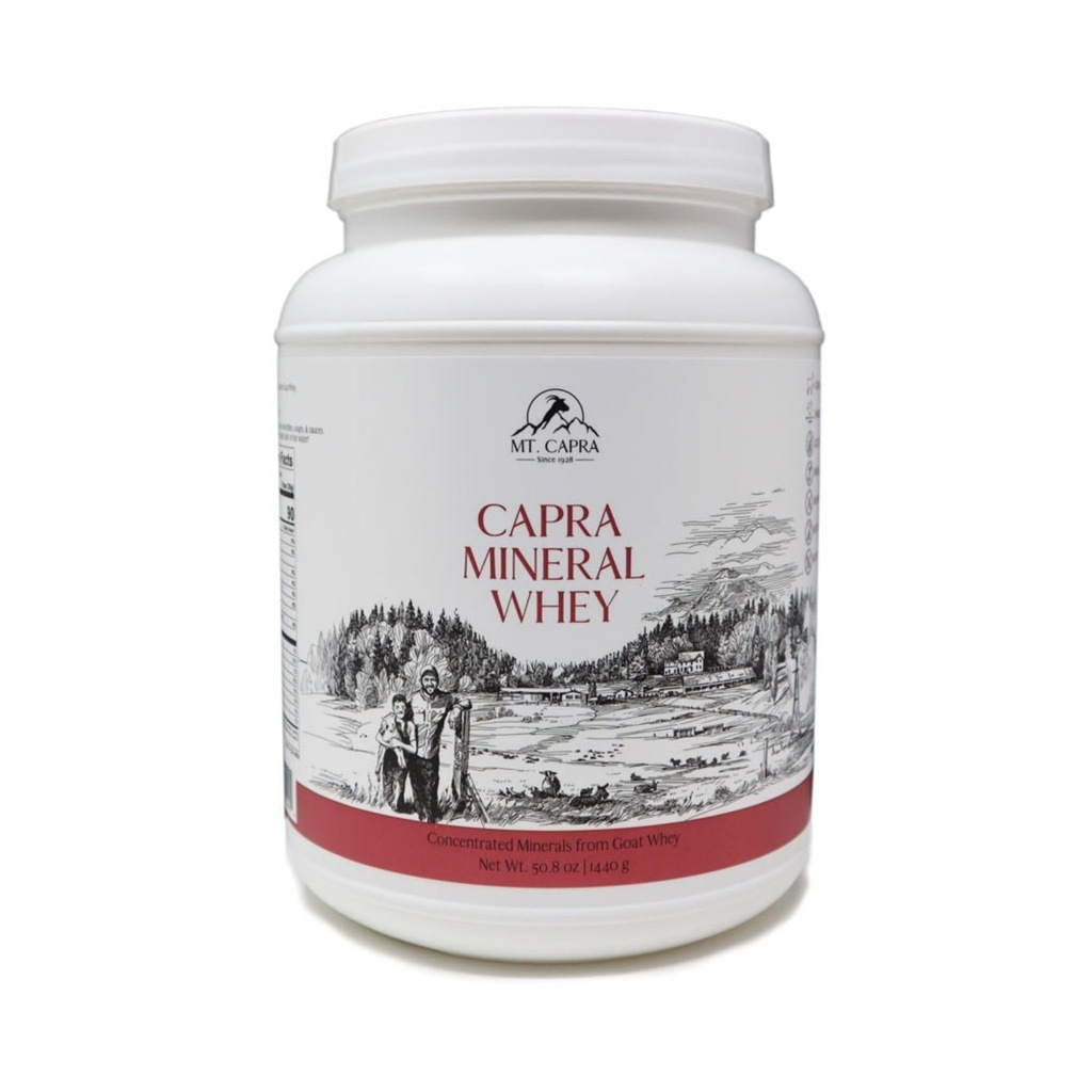 Capra Mineral Whey의 산 | 전체적인 음식, 생분해성 광물/전자적인 분말 보충, 염소 우유 Whey의 풍부한, 칼륨에 풍부한 | 56 서빙 - 50.8 온스