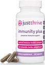 Just Thrive Immunity Plus - Vegan Gut Health 및 Immune Support Supplement for Kids and Adults, 60 캡슐