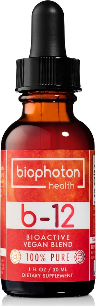 Liposomal 비타민 B12 액체 보충교재 - 생물 활성 메틸 혼합 - Vegan & 비 GMO - 유기 글리세린 & 설탕 자유로운 (1개 Fl Oz)