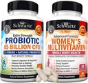 여성 캡슐을 위한 매일 Multivitamin (1 달 공급) 플러스 65 억 CFU 매일 Probiotic 보충교재 (1 달 공급)