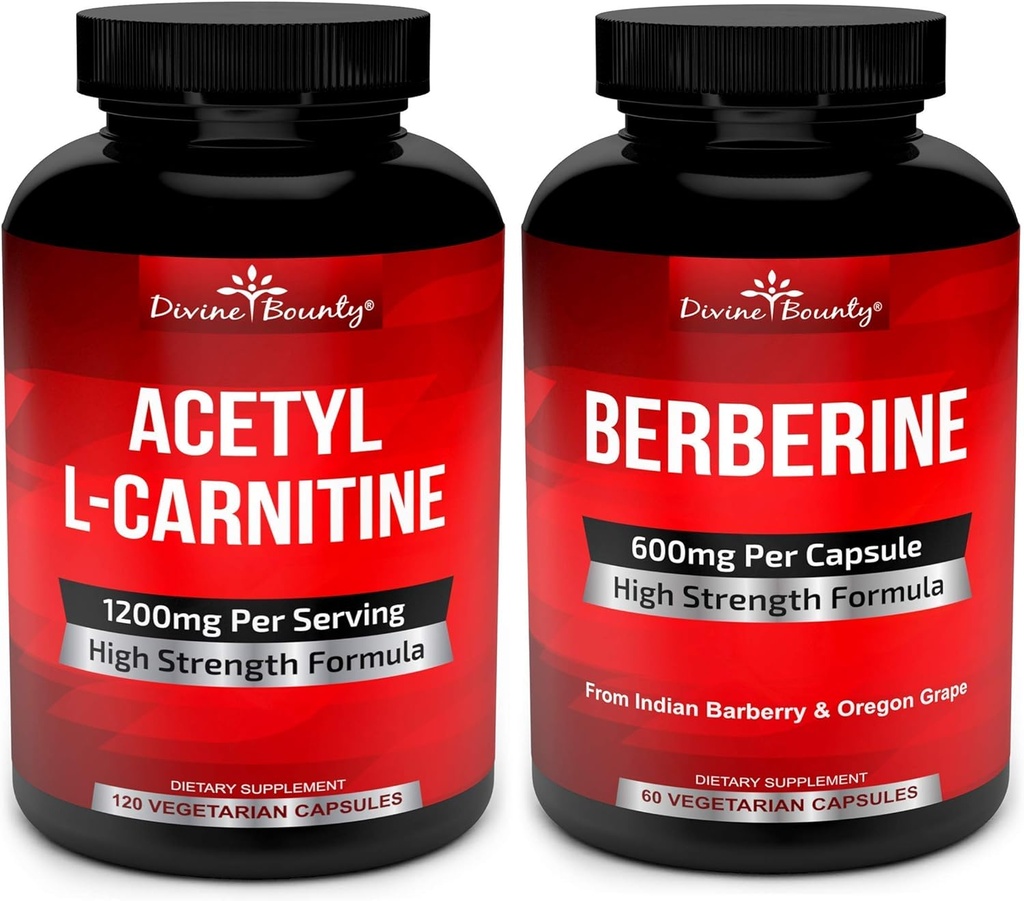 Divine Bounty Acetyl L-Carnitine & Berberine 복잡한 뭉치
