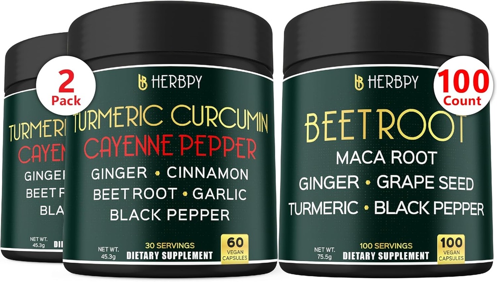 뭉치 7in1 심황 Curcumin & 6in1 양초 뿌리 캡슐