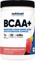 Nutricost BCAA + Hydration 분말 (Raspberry Lemonade) 30 서빙 - Hydration Complex를 가진 분지된 사슬 아미노산 - 글루텐 자유로운, 비 GMO
