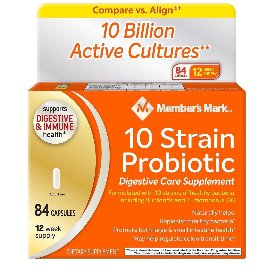 회원 마크 5X Probiotic 소화 케어 보충 - 2 / 42ct. 병 병