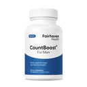 Fairhaven Health CountBoost for Men Optimal Count and Volume Male Fertility Supplement - Ashwagandha, Vitamin C 및 CoQ10-60 캡슐을 함유 한 Pre-Conception Nutrition