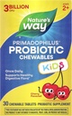 아이를 위한 성격의 방법 Primadophilus Probiotic Chewables, 지원 건강한 소화 Flora*, 아이를 위한 나이 2+, 3억 CFU, 30의 체리 맛을 내는 Chewables (5월 Vary)