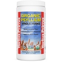 Yerba Prima 유기 Psyllium 전체적인 Husks 12 oz - 자연적인 규정식 섬유 보충교재, 비 GMO, 글루텐 자유로운, Keto 및 보건은 정규적인 지원을 위해 친절합니다, 불발한