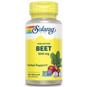 SOLARAY Fermented Beet Root Extract from Organic Beets - 에너지, 내구시간, 혈액 흐름, 심장 건강 지원 - Vegan, Non-GMO, 60 일 보증, 100 VegCaps에 전통적으로 사용되는 Beet Root Capsules