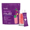 뿌리의 전염성 Multivitamin 분말 - 3x Electrolytes, Folate, Iron, D3 엄마 & 아기, 7 Superfood & Probiotics, Sugar-Free Vitamins & Hydration | 30 비타민 음료 패킷