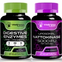 WELLNESS LABSRX 소화 효소 캡슐 | Nattokinase 캡슐