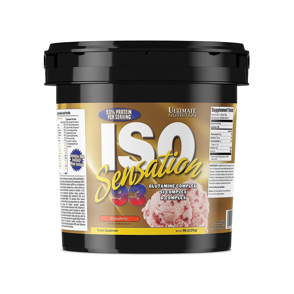 Glutamine, Whey Protein Isolate Powder, 단백질 30 그램, 낮은 Carb Protein Shakes, Keto Friendly, 5 파운드, Strawberry Flavoured