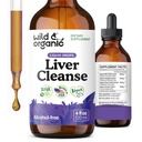 Wild & Organic Liver Cleanse Detox Tincture - 우유 이틀, 다 델리 뿌리 허브 단지 - 액체 Liver 지원 보충교재 - 채식주의자, 설탕 & 알콜 자유로운 우유 이틀 하락 - 4개 fl oz