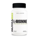 NutraBio L-Arginine 보충교재, 750mg – Nitric 산화물 전구체, 지원 혈액 교류, 관 건강 및 근육 성장 L 아르기닌은 남자와 여자 120의 캡슐을 보충합니다