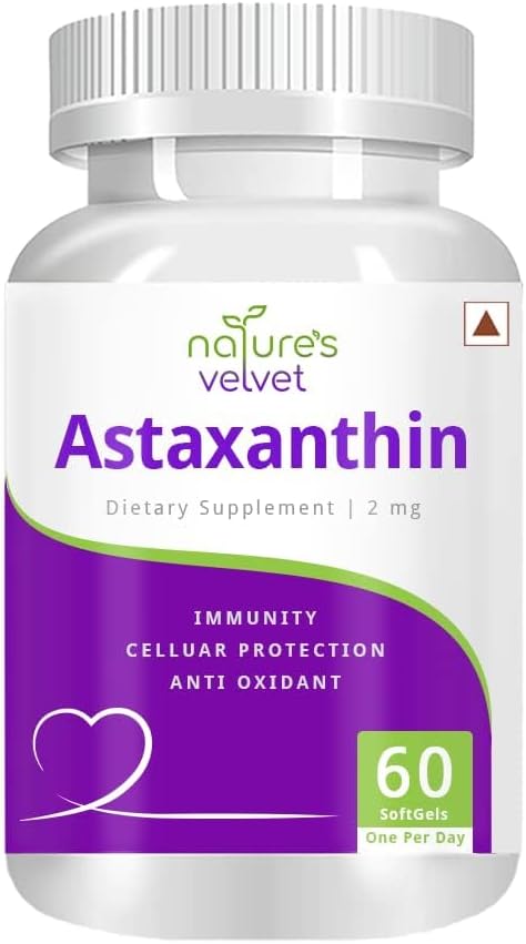 Pub Astaxanthin 2mg 60 Softgels 1 팩