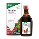 Floradix Iron & Herb - 에너지 지원을위한 액체 초본 보충 - 남성 및 여성을위한 비타민 C 및 비타민 B 복합체와 철 보충 - 16.9 fl oz