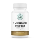 Organic Mushroom Complex - 7 버섯 혼합 면역 지원 Nootropic & 유기 사자 Mane, Chaga, Maitake, Shiitake, Reishi, Turkey Tails, Cordyceps Mix를 가진 Cognitive 건강 보충교재