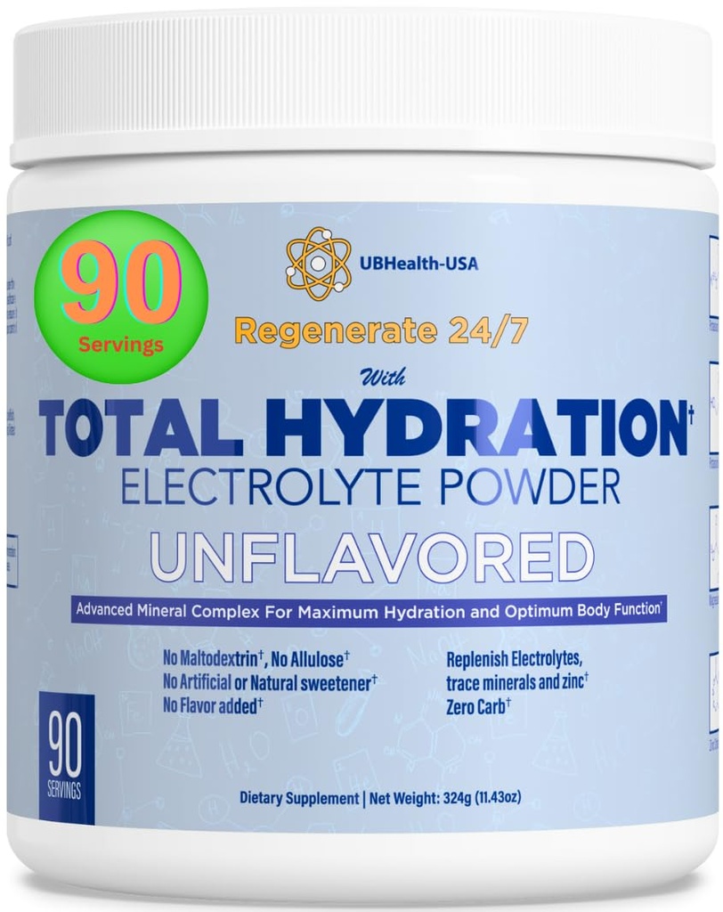 Total Hydration Electrolyte Replacement Mix (90 서빙, 불발)