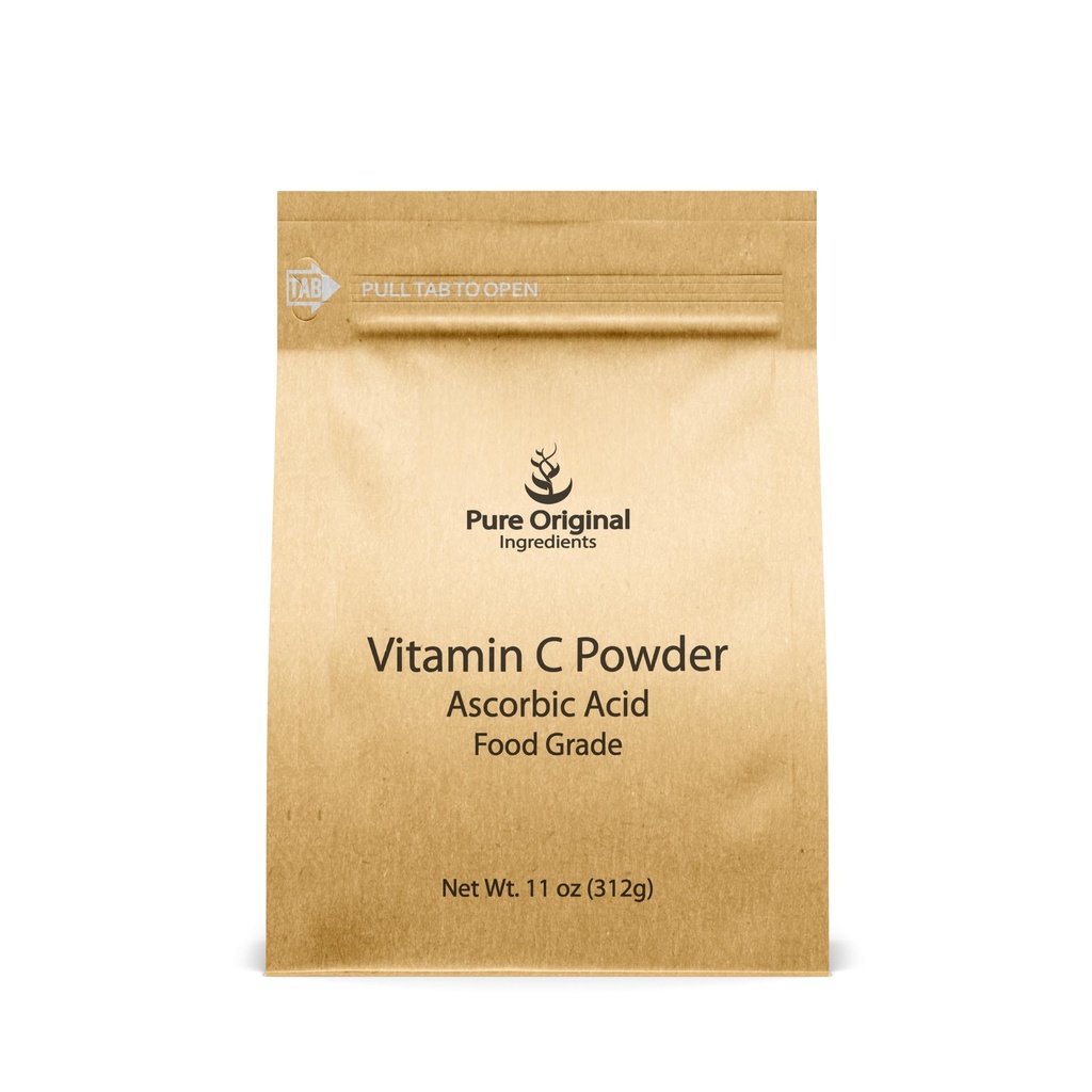 PURE ORIGINAL INGREDIENTS 비타민 C 분말, 11 온스, 아스코르브산