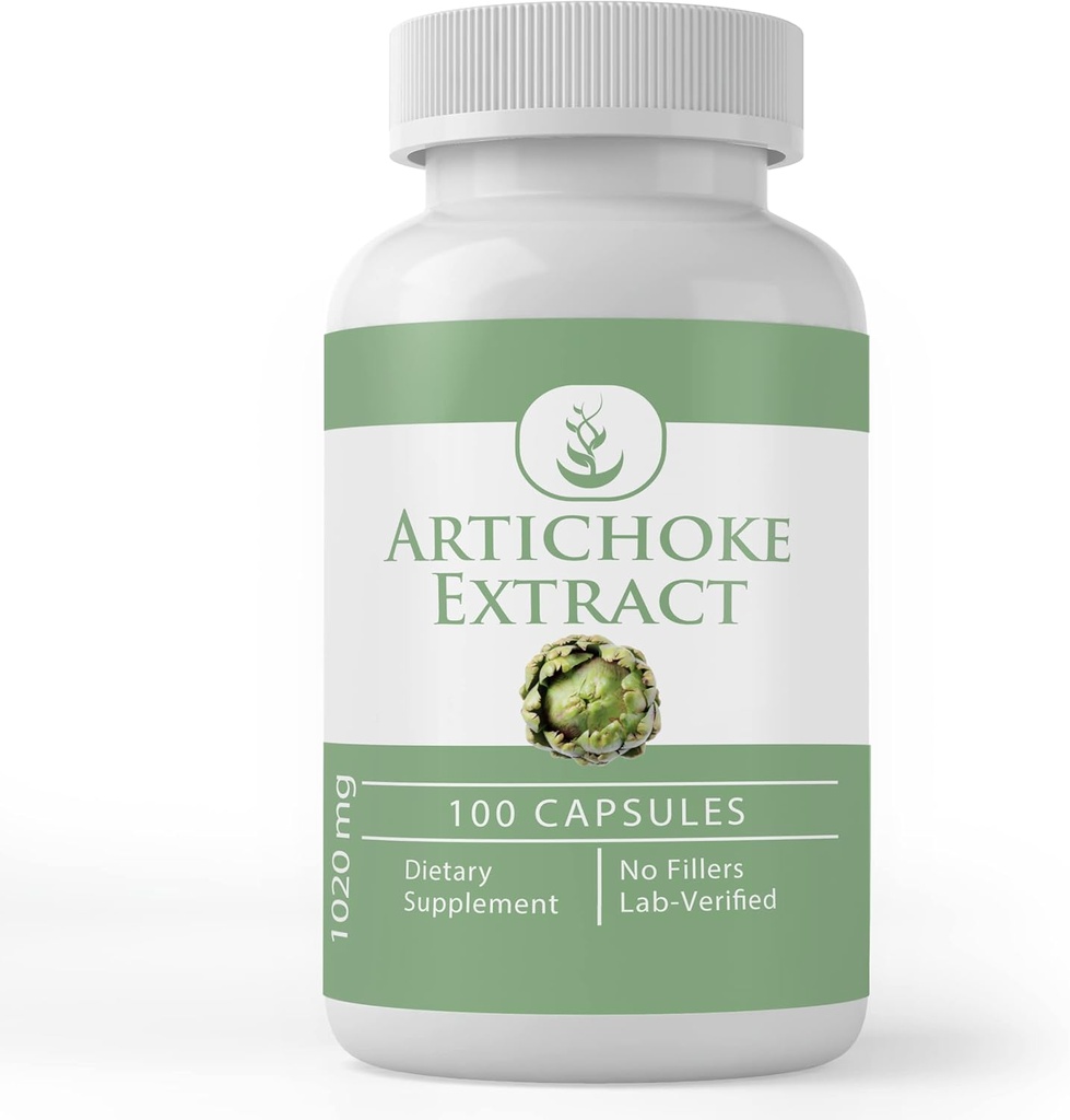 PURE ORIGINAL INGREDIENTS Artichoke 추출 (100 캡슐) 항상 순수, 첨가제 또는 필러 없음, 실험실 검증