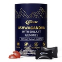 Ashwagandha Gummies with Shilajit 300mg for Women & Men, Zero Sugar ashwagandha Supplements with Maca Root Powder | 유기 ashwagandha Extra Strength for Boost Energy 60 Gummies