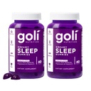 Goli Dreamy Sleep Gummy - 60 개 (팩 2) - 멜라토닌, 비타민 D, 마그네슘 및 레몬 발름 추출물 - 젤라틴 무료, 글루텐 프리, 비 GMO