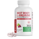 Bronson Beet 뿌리 + L 아르기닌 질소 산화물 생산 - Non-GMO, 360 채식 캡슐