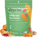 American Ginseng, Turmeric 및 Goji가있는 De-Stress Gummies - Stress Relief & Mood Boost, All-Natural Relaxation, Low-Sugar, 45 Vegan Gummies, Passion Fruit (45 Gummies) (Pack of 1))와 함께 행동하십시오.