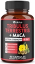 Zolotus Premium Tribulus Terrestris 캡슐 - Ashwagandha, Panax Ginseng & Maca와 결합 - 90 3 개월 동안 카운트
