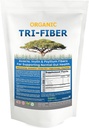 Tri-Fiber 수용성 섬유 분말, 소화 지원을 위한 불연성 섬유 보충교재 3에서 1 불연성 섬유. 규정식 섬유 1개 lbs (16oz)