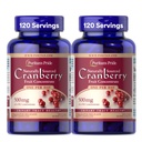 Puritan의 Pride Naturally Sourced Cranberry One Per Day Fruit Concentrate 500mg, 50:1 Urinary Tract Support, 4 Month Supply, 120 Rapid Release Capsules, 2 Pack에 대한 규정식 보충