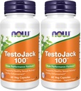 지금 보충 교재, LJ100®를 가진 TestoJackTM 100, Tongkat Ali (Eurycoma longifolia), Tribulus 및 ZMA®, 60 Veg 캡슐 (포장 2)의 유력한 표준화된 추출물