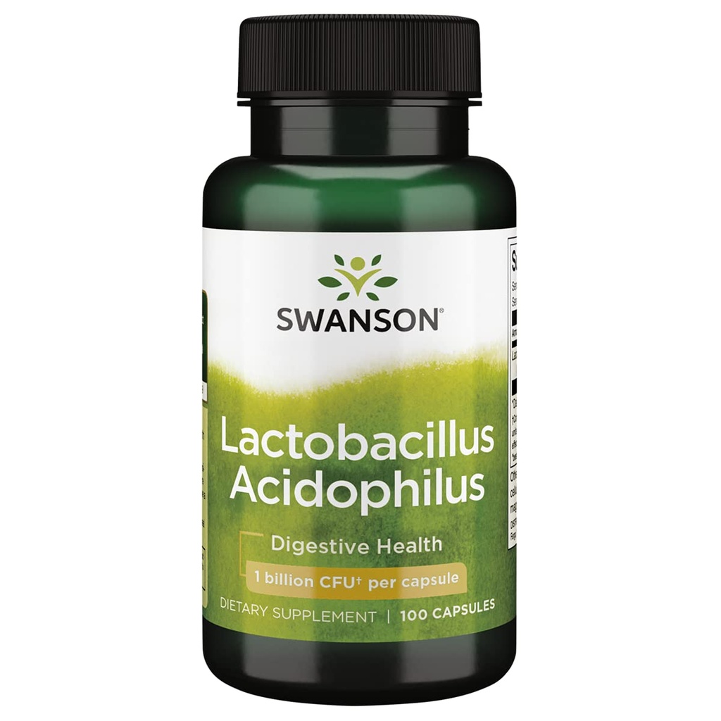 Swanson Lactobacillus Acidophilus 2 억 Cfu 100 캡슐