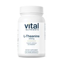 Vital Nutrients L-Theanine 200mg | Vegan Supplement | L Theanine Supplement는 정상적인 스트레스 수준 및인지 기능 * | 글루텐, 낙농장 및 간결 무료 | 60 캡슐을 지원합니다